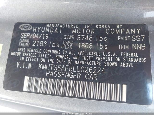 2020 HYUNDAI VELOSTER 2.0 PREMIUM 9