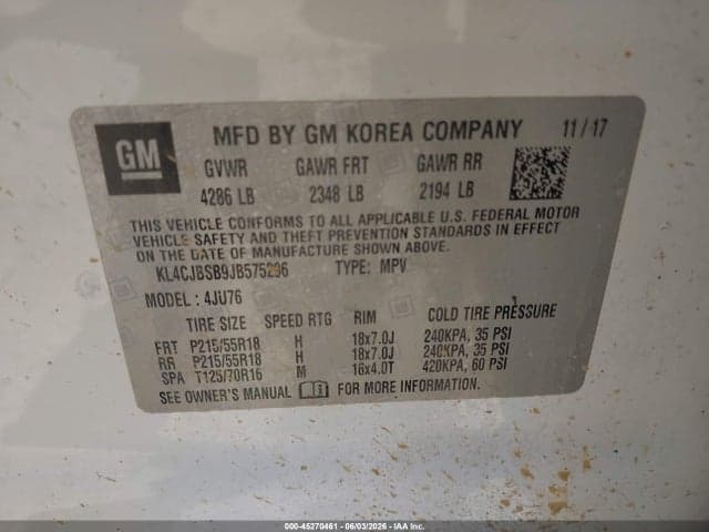 2018 BUICK ENCORE PREFERRED II 9