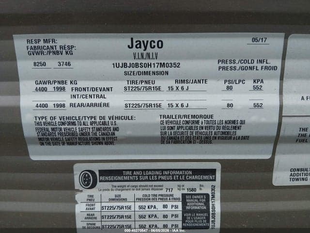 2017 JAYCO JAYFL184BH 9