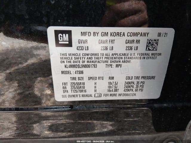 2022 BUICK ENCORE GX FWD SELECT 9
