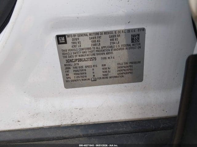 2018 CHEVROLET TRAX LT 9
