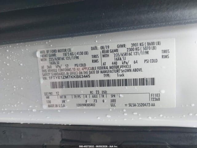 2019 FORD TRANSIT-150 9