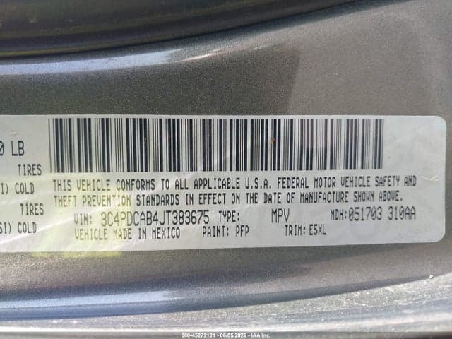 2018 DODGE JOURNEY SE 9