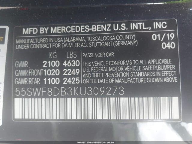 2019 MERCEDES-BENZ C 300 9