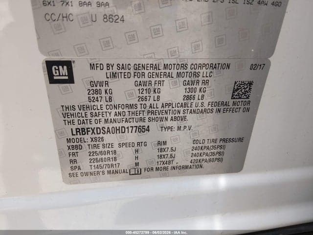 2017 BUICK ENVISION ESSENCE 9