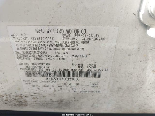 2020 FORD ECOSPORT SES 9