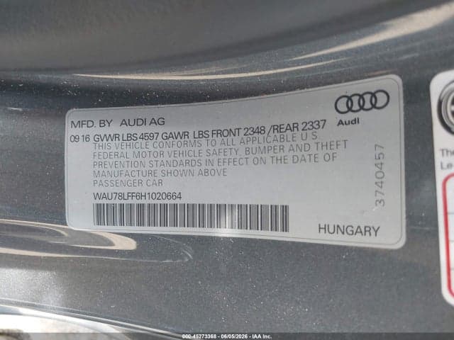 2017 AUDI A3 2.0T PREMIUM 9