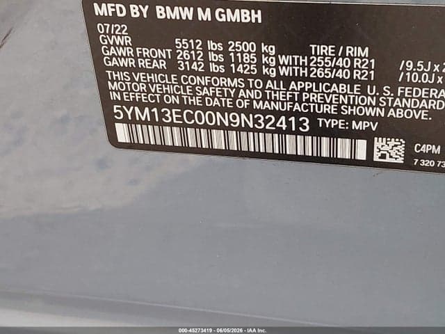 2022 BMW X3 M 9
