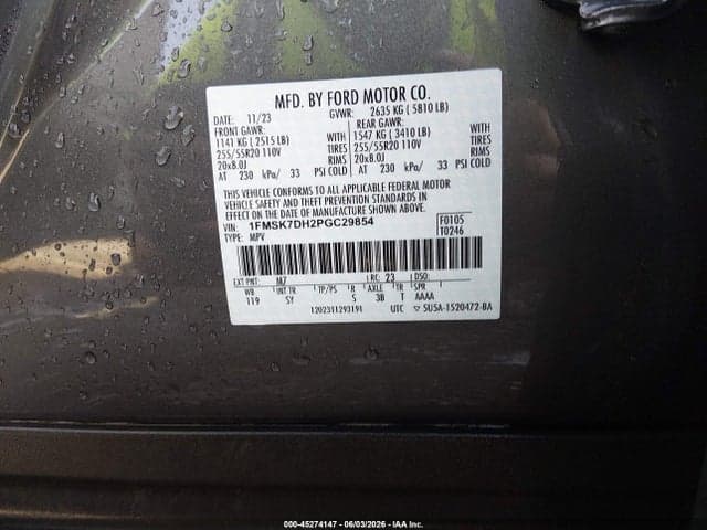 2023 FORD EXPLORER XLT 9