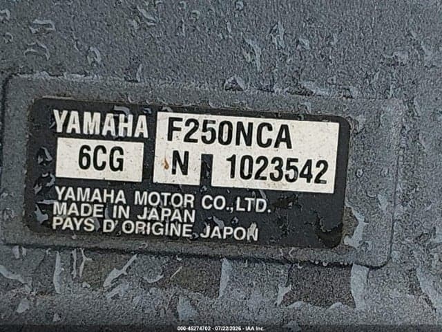 2021 YAMAHA 250 NCA OUTBOARD MOTOR 9