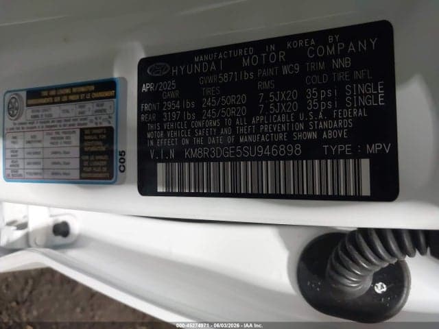 2025 HYUNDAI PALISADE XRT 9