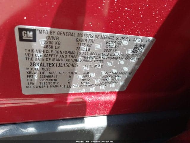 2018 GMC TERRAIN SLE 9