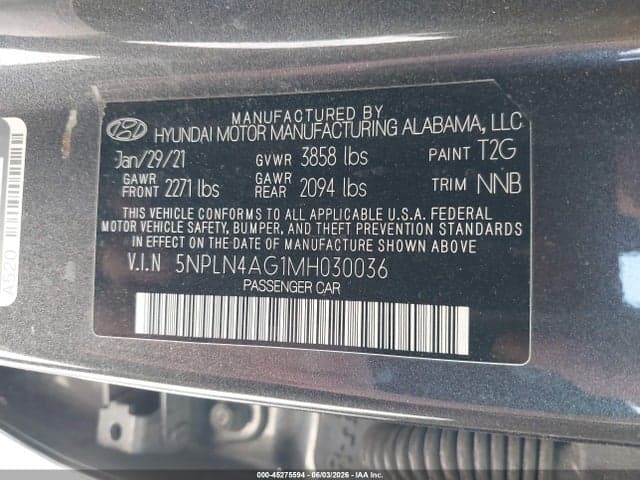 2021 HYUNDAI ELANTRA SEL 9