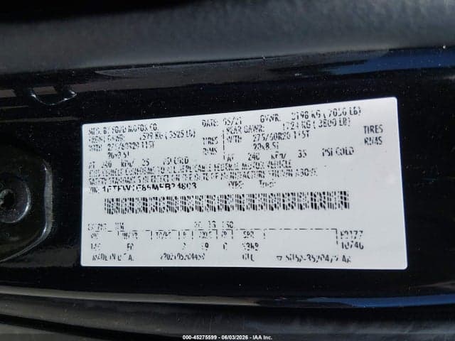 2021 FORD F-150 XLT 9