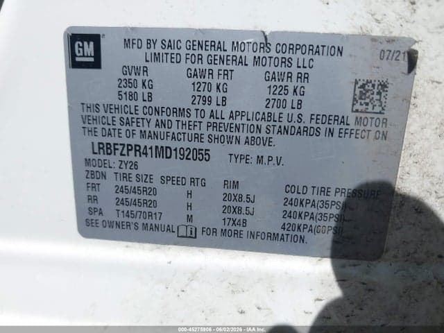 2021 BUICK ENVISION AWD ESSENCE 9