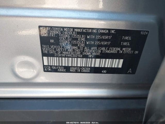 2024 TOYOTA RAV4 LE 9