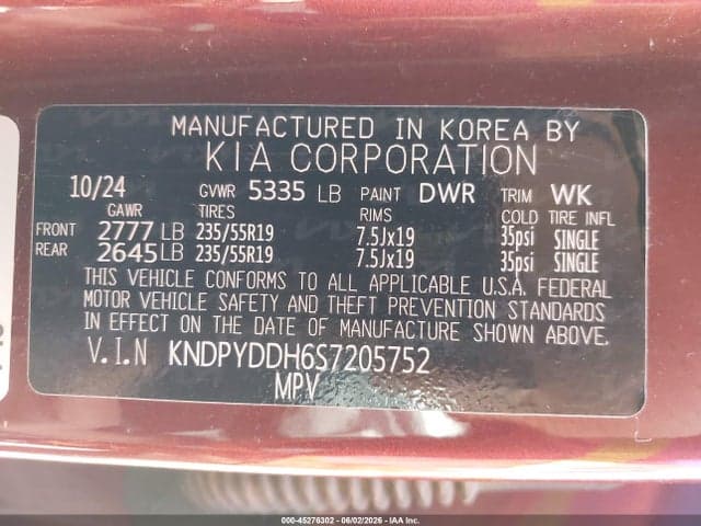 2025 KIA SPORTAGE PLUG-IN HYBRID X-LINE 9