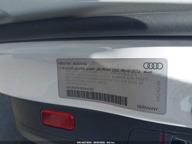 2019 AUDI A4 45 PREMIUM 9