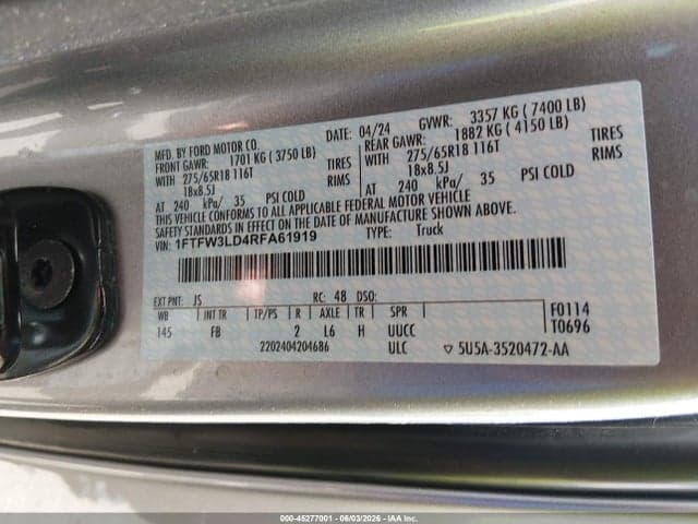 2024 FORD F-150 XLT 9