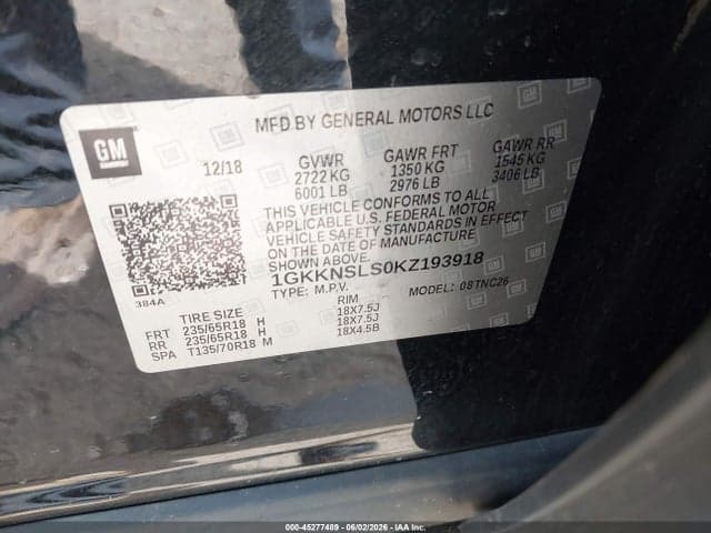 2019 GMC ACADIA SLE-2 9