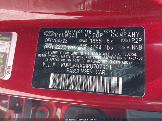 2024 HYUNDAI ELANTRA SEL 9