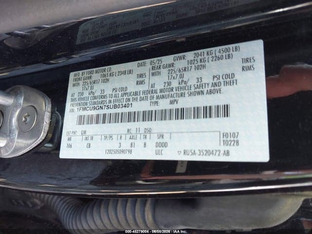 2025 FORD ESCAPE ACTIVE 9