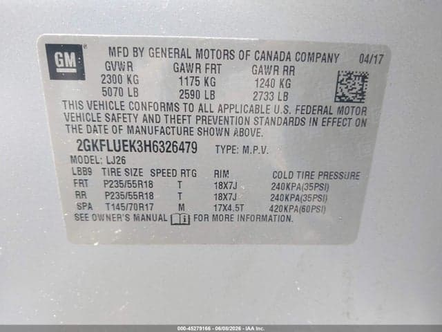 2017 GMC TERRAIN SLT 9
