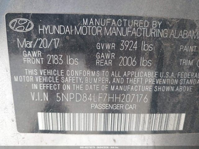 2017 HYUNDAI ELANTRA VALUE EDITION 9