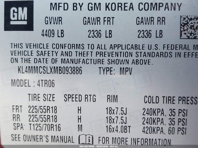 2021 BUICK ENCORE GX AWD PREFERRED 9