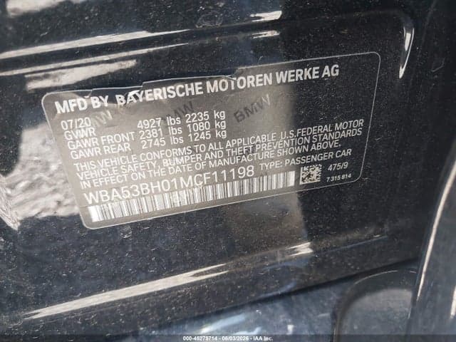 2021 BMW 530I 9