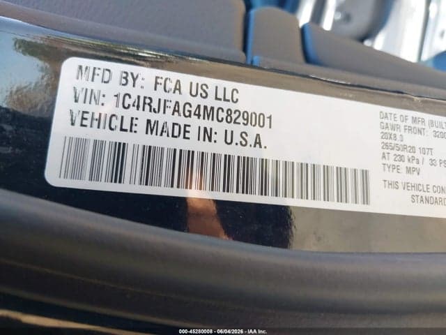 2021 JEEP GRAND CHEROKEE LAREDO X 4X4 10