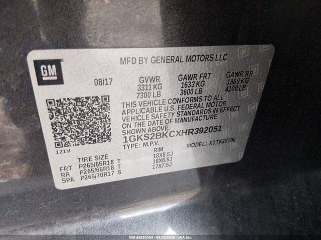 2017 GMC YUKON SLT 9