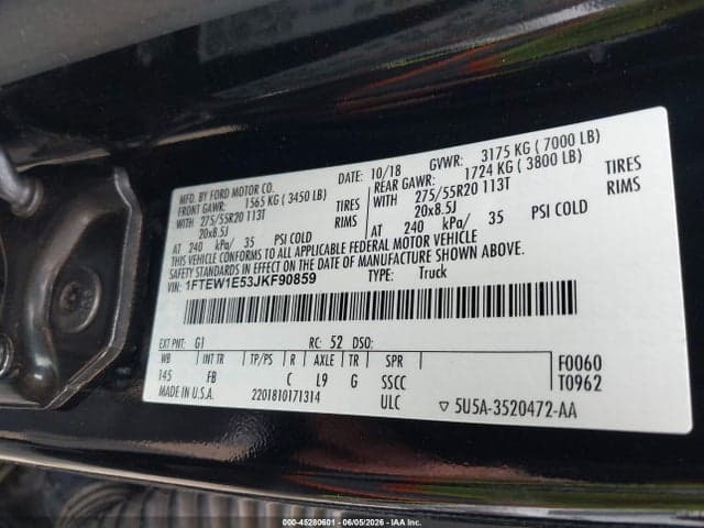 2018 FORD F-150 XLT 9