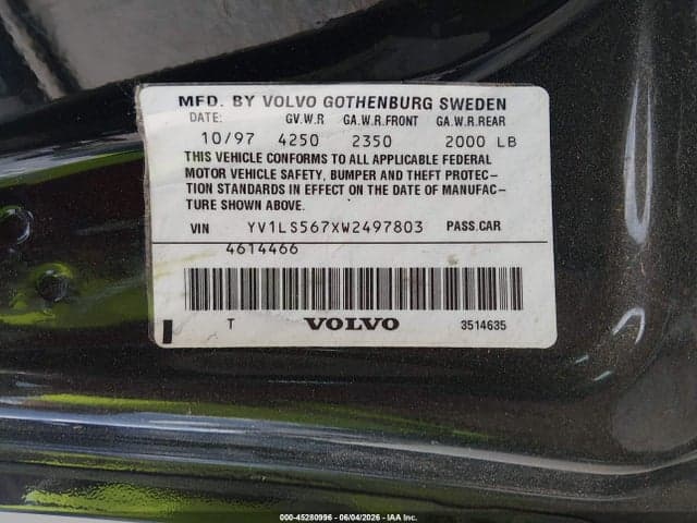 1998 VOLVO S70 GLT 9