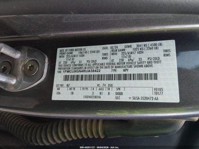 2024 FORD ESCAPE ACTIVE 9