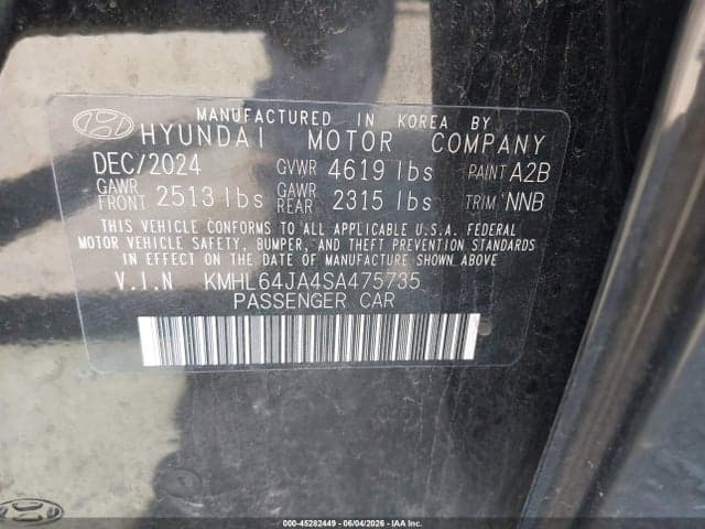 2025 HYUNDAI SONATA SEL 9