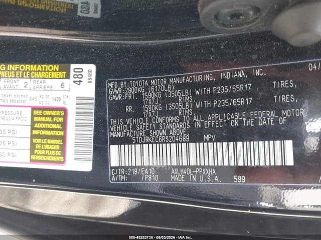 2024 TOYOTA SIENNA XLE 9