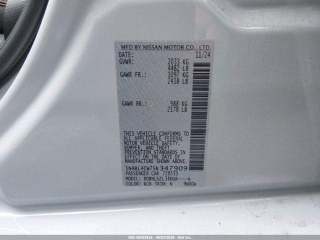 2025 NISSAN ALTIMA SR AWD 9