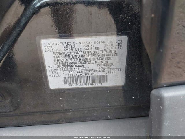 2021 NISSAN KICKS S XTRONIC CVT 9