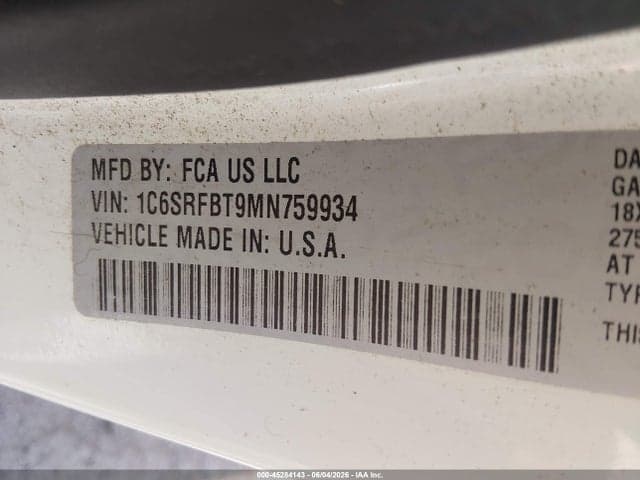 2021 RAM 1500 9
