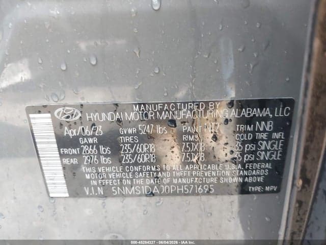 2023 HYUNDAI SANTA FE SE 9