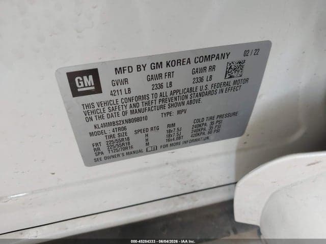 2022 BUICK ENCORE GX FWD PREFERRED 9