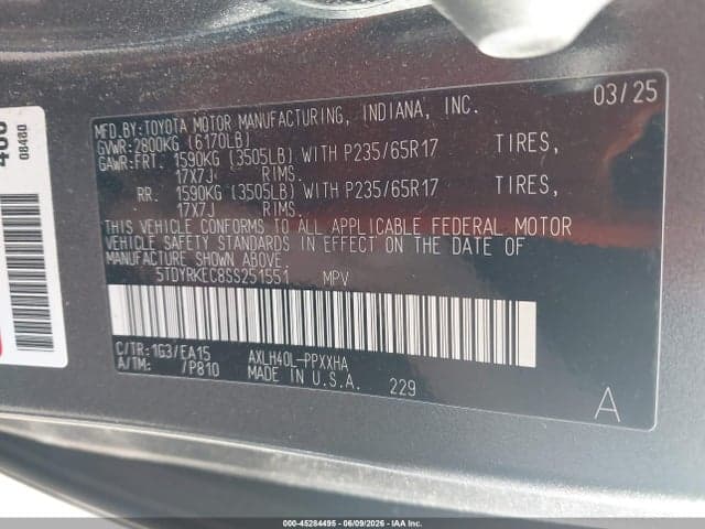 2025 TOYOTA SIENNA XLE/AUTONO-MASS 9
