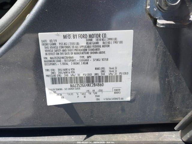 2019 FORD ECOSPORT SE 9