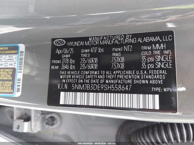 2025 HYUNDAI TUCSON SEL 9