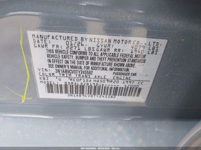 2026 NISSAN SENTRA SV 9