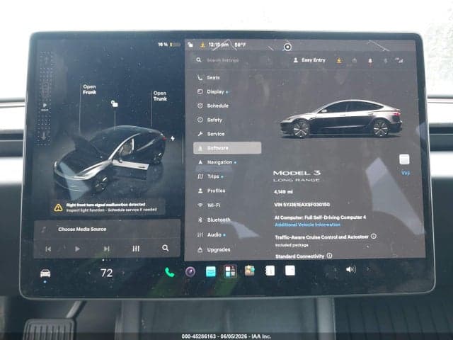 2025 TESLA MODEL 3 LONG RANGE REAR-WHEEL DRIVE/STANDARD REAR-WHEEL DRIVE 7