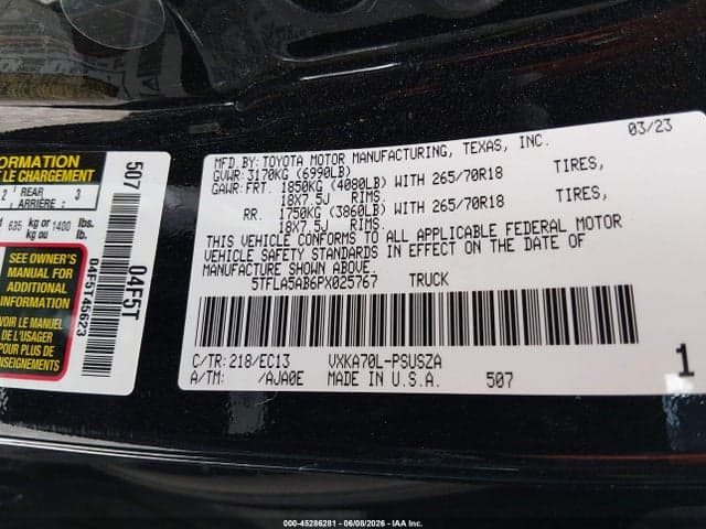 2023 TOYOTA TUNDRA SR5 9