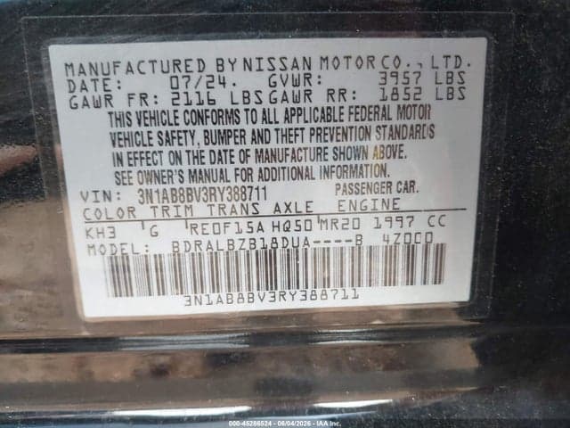 2024 NISSAN SENTRA S XTRONIC CVT 9