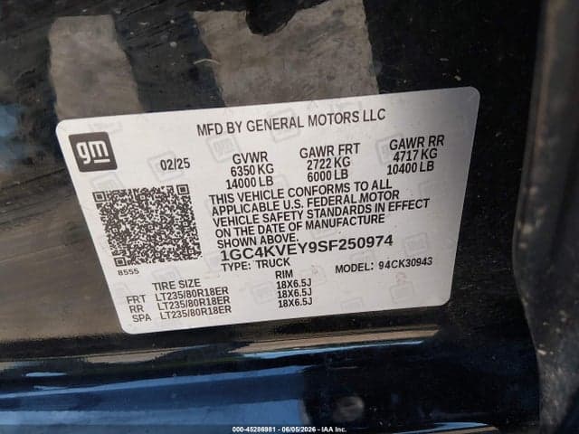 2025 CHEVROLET SILVERADO 3500HD 4WD LONG BED HIGH COUNTRY 9